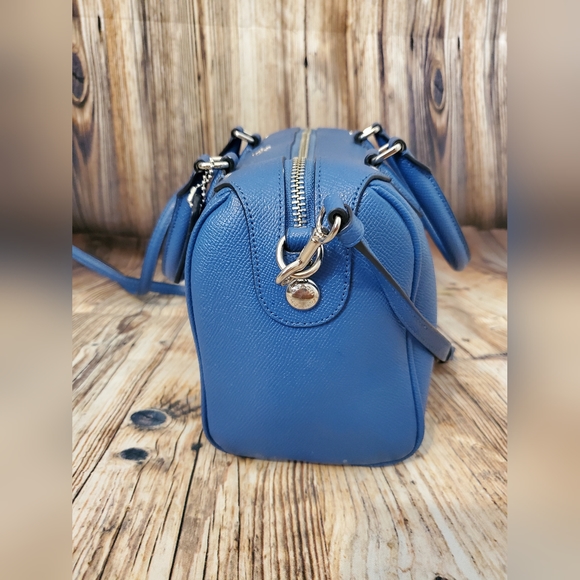COACH MINI BENNETT SATCHEL IN CROSSGRAIN LEATHER - Picture 4 of 12